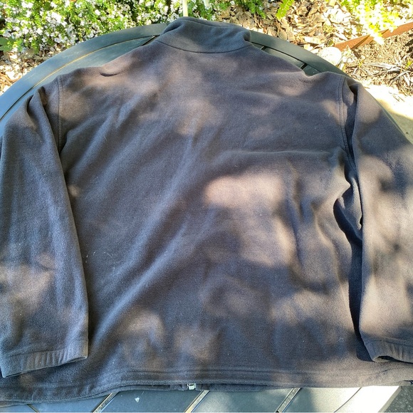 Black Columbia Sportswear Fleece Zip-up Jacket Men’s 2XL - Picture 2 of 3
